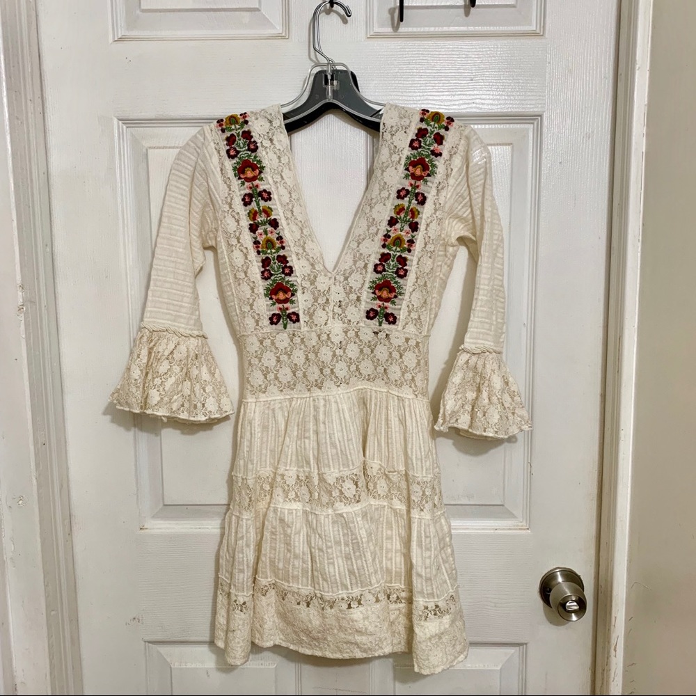 Free people embroidered tunic